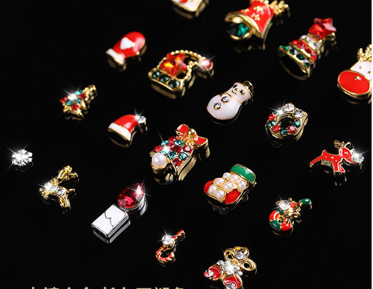 Goya Christmas Nail Art Accessories with Snowflake Design