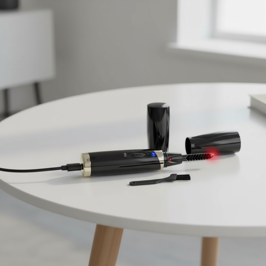 Heated Lash Curling Tool 2025 New Heated Eyelash Curler for Quick Heating Curling Electric Eyelash Curler Heated Eyelash Curler Set with Lash Brush Electric Eyelash Curler for Women (Black 1pcs)