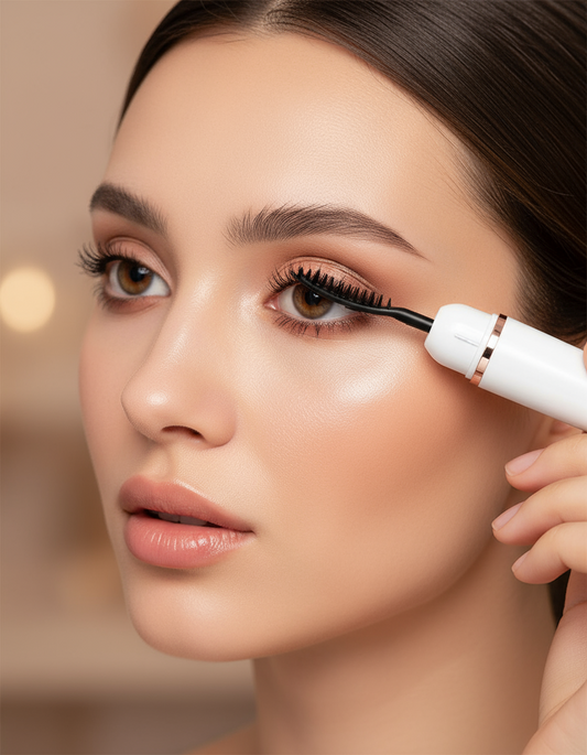 ZAPAL Heated Eyelash Curler Rechargeable Heated lash Curler Intelligent Power Off Electric Eyelash Curler Heated Quickly 24 Hs Lasting Natural Makeup for Woman - White