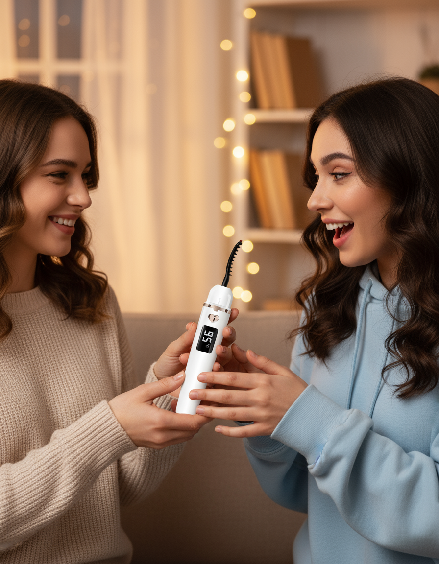 ZAPAL Heated Eyelash Curler Rechargeable Heated lash Curler Intelligent Power Off Electric Eyelash Curler Heated Quickly 24 Hs Lasting Natural Makeup for Woman - White