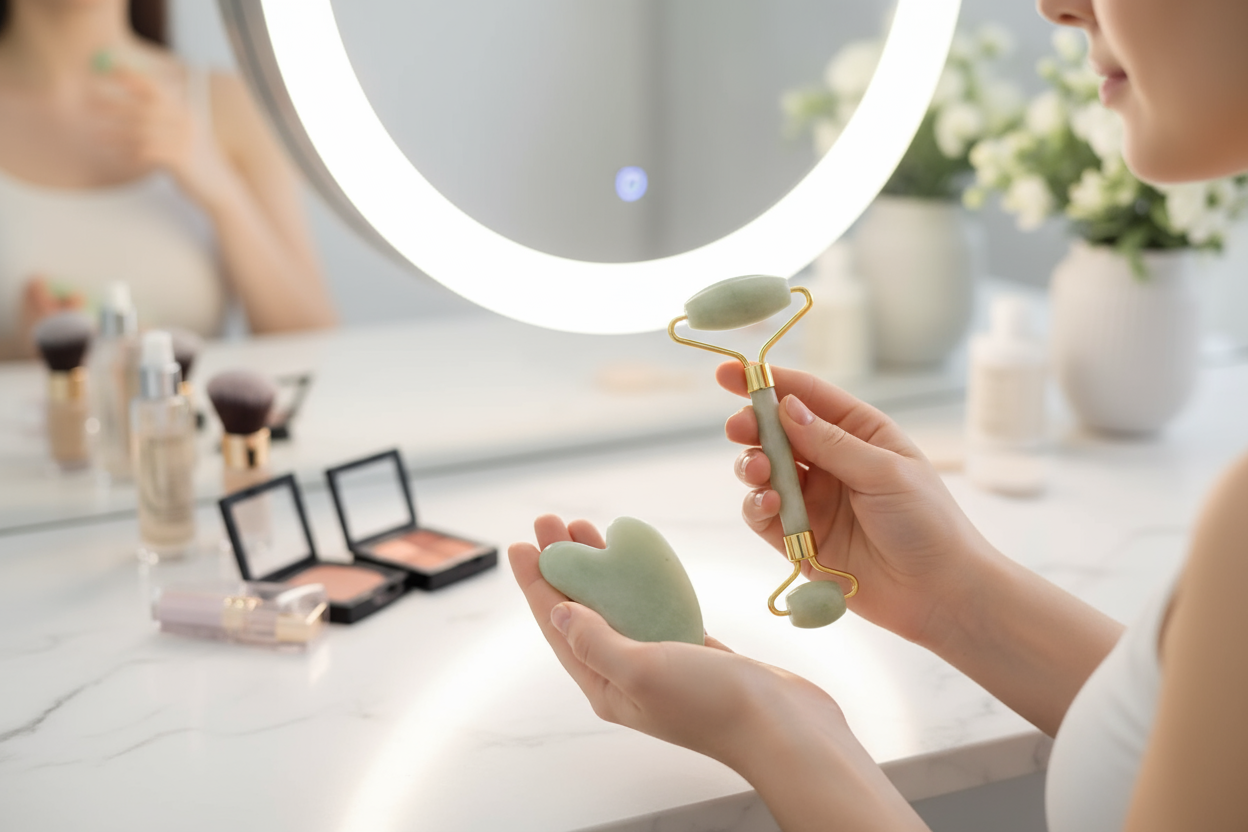 Jade Roller & Gua Sha Gift Box