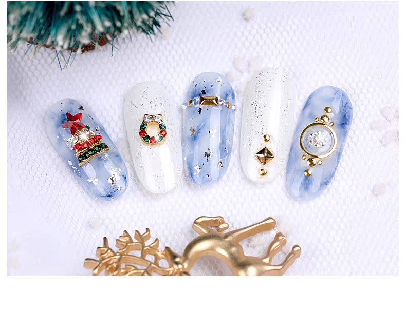Goya Christmas Nail Art Accessories with Snowflake Design