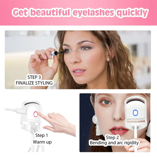 Travel-Friendly Heated Lash Curler