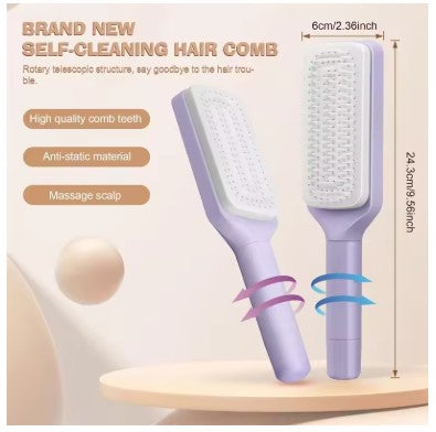 Easy Sweep Self-Cleaning Brush
