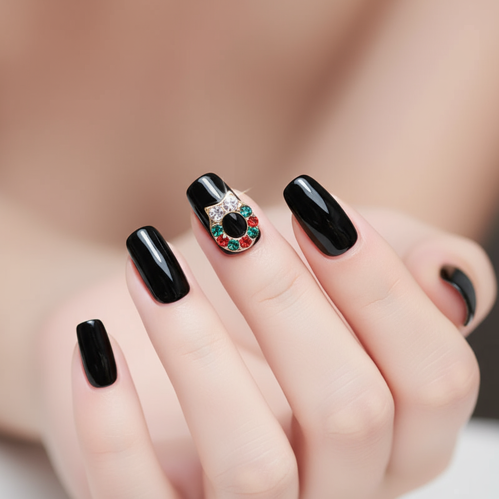 Goya Christmas Nail Art Accessories with Snowflake Design