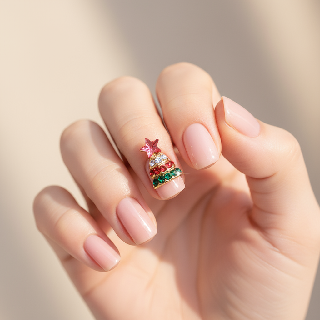 Goya Christmas Nail Art Accessories with Snowflake Design