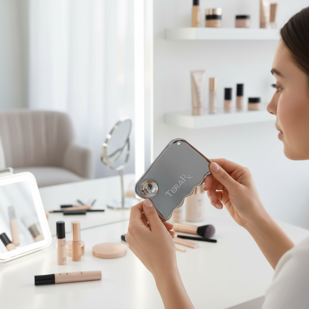 TeraRX Terahertz Stone Gua Sha & Massage Tools – Authentic Terahertz Tools for Lymphatic Drainage Tension Relief and Facial Relaxation (Body Gua Sha)