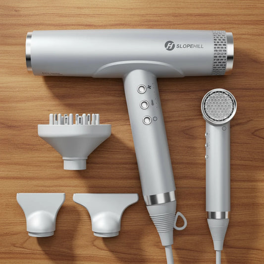 Slopehill Professional Hair Dryer with Diffuser High Speed Blow Dryer with Brushless Motor for Salon Use Ionic Hair Dryer Lightweight Compact Hair Dryer for Travel Low Noise Home Ceramic